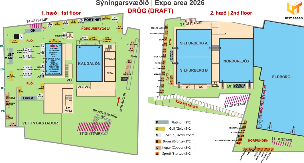 Skoða sýningarsvæðið (EXPO area)