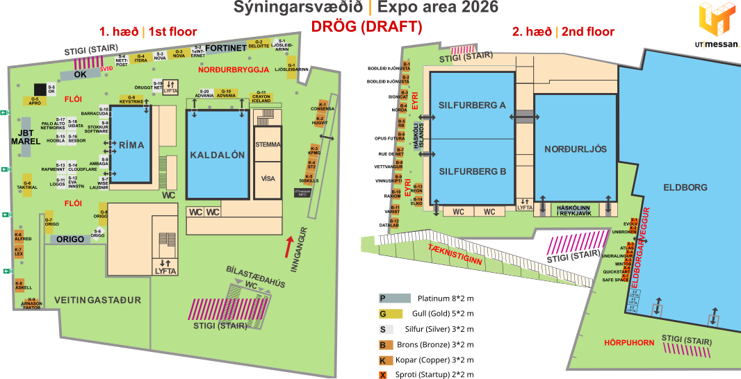 Skoða sýningarsvæðið (EXPO area)